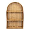 Deco Fabrique De Styles Etageres Murales | Etagere Murale 3 Niveaux En Bambou Naturel H80Cm - Plaka