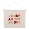 Deco Fabrique De Styles Tableaux Et Toiles | Toile Tuftee En Coton Multicolore 60X50Cm - Amour