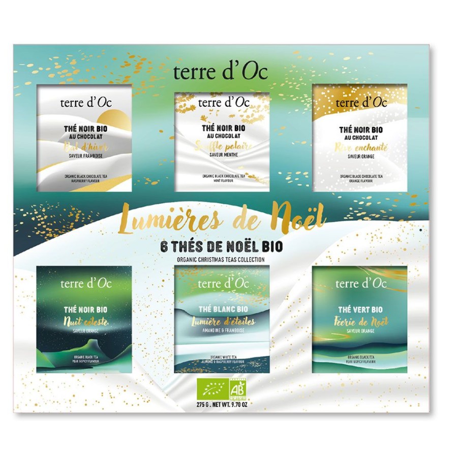 Epicerie Fabrique De Styles Cafes&Thes Et Infusions | Coffret 6 Thes Bio De Noel 50G