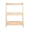 Meubles Fabrique De Styles Bibliotheques Et Etageres | Etagere 3 Niveaux En Pin Naturel H86Cm