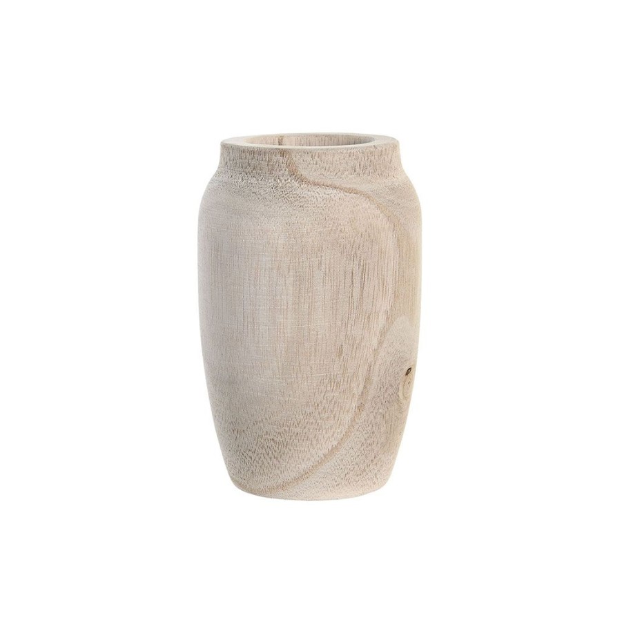 Deco Fabrique De Styles Vases Et Soliflores | Vase En Paulownia D10Xh16Cm