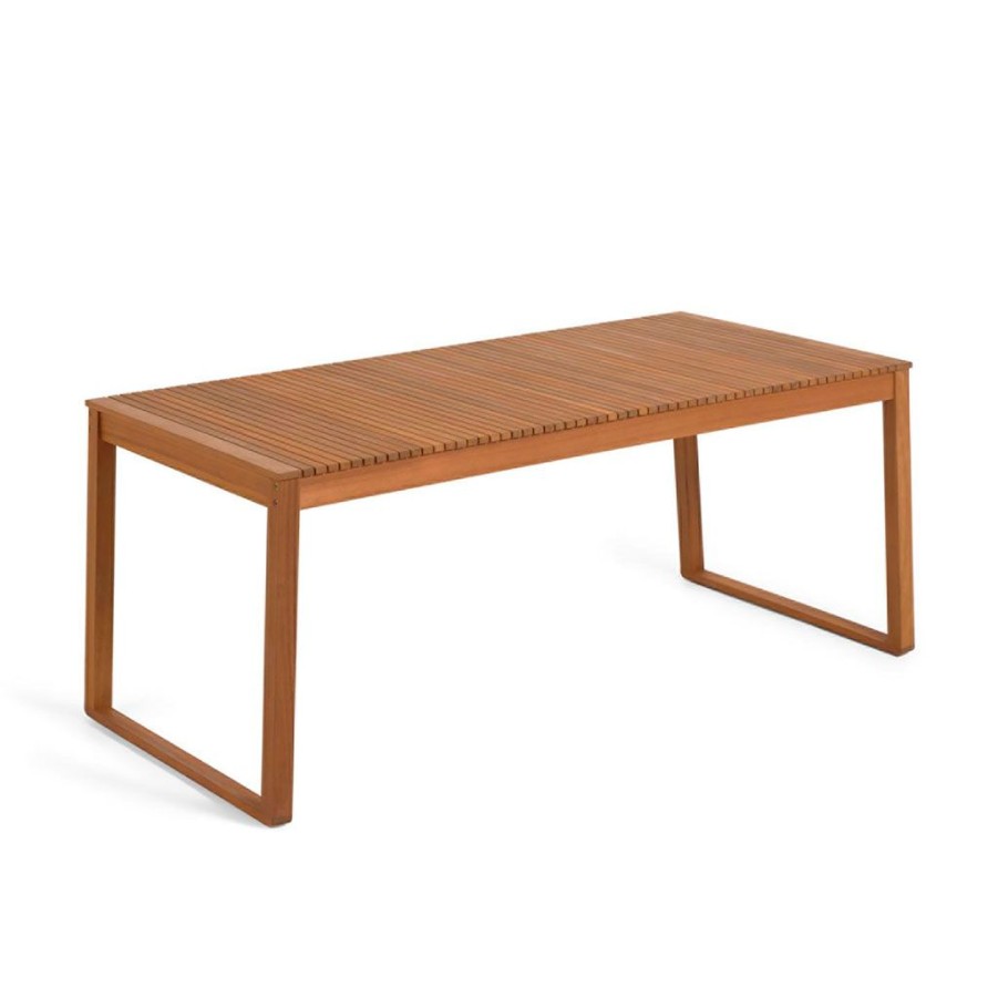 Jardin Fabrique De Styles Tables De Jardin | Table De Jardin En Bois D'Acacia 190X90Cm - Emili