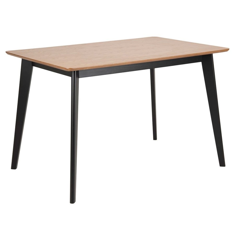 Meubles Fabrique De Styles Table De Salle A Manger | Table A Manger En Plaque Chene 120X80Cm - Roxy