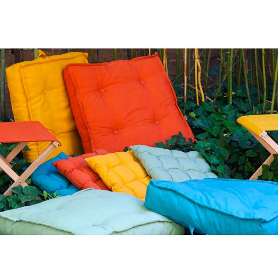 Jardin Fabrique De Styles Bains De Soleil&Chiliennes | Tatami Colors Curcuma 66X66Cm