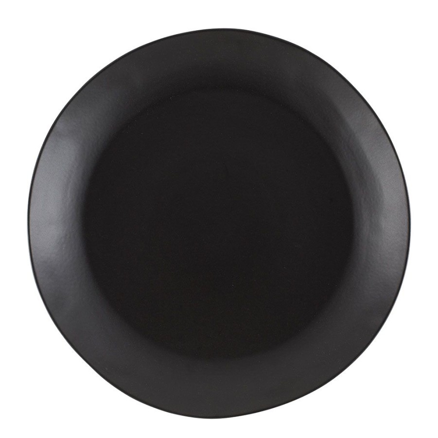 Arts De La Table Fabrique De Styles Plats Et Saladiers | Plat En Gres Noir - Ingrid