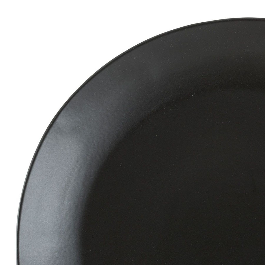 Arts De La Table Fabrique De Styles Plats Et Saladiers | Plat En Gres Noir - Ingrid