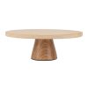 Arts De La Table Fabrique De Styles Plateaux | Plateau En Marbre Et Manguier Beige 30X30Xh10Cm - Organic