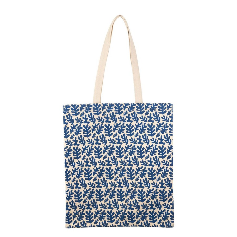 Accessoires Et Loisirs Fabrique De Styles Sacs Et Pochettes | Sac Tote Bag Ecru Et Bleu 38X42Cm - Funny