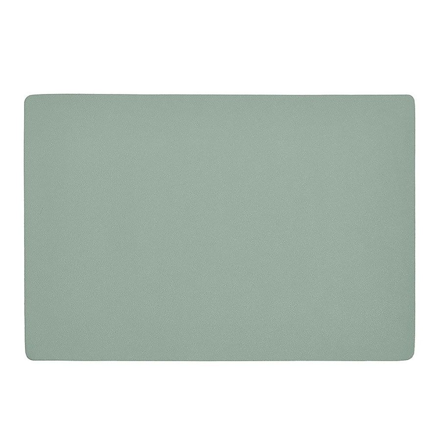 Textiles Fabrique De Styles Sets De Table | Set De Table En Cuir Synthetique Menthe 45X30Cm