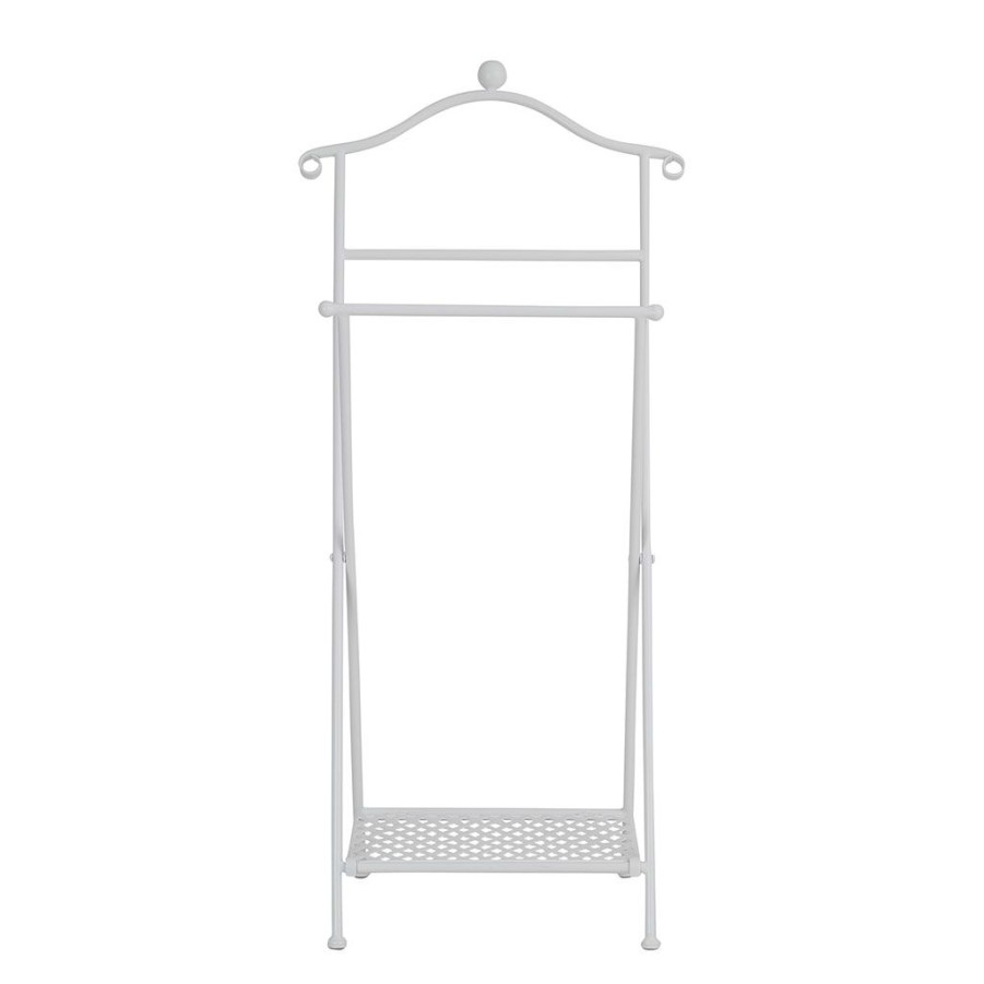 Meubles Fabrique De Styles Valets Et Portants | Valet Pliant En Fer Blanc H98Cm - Charmet