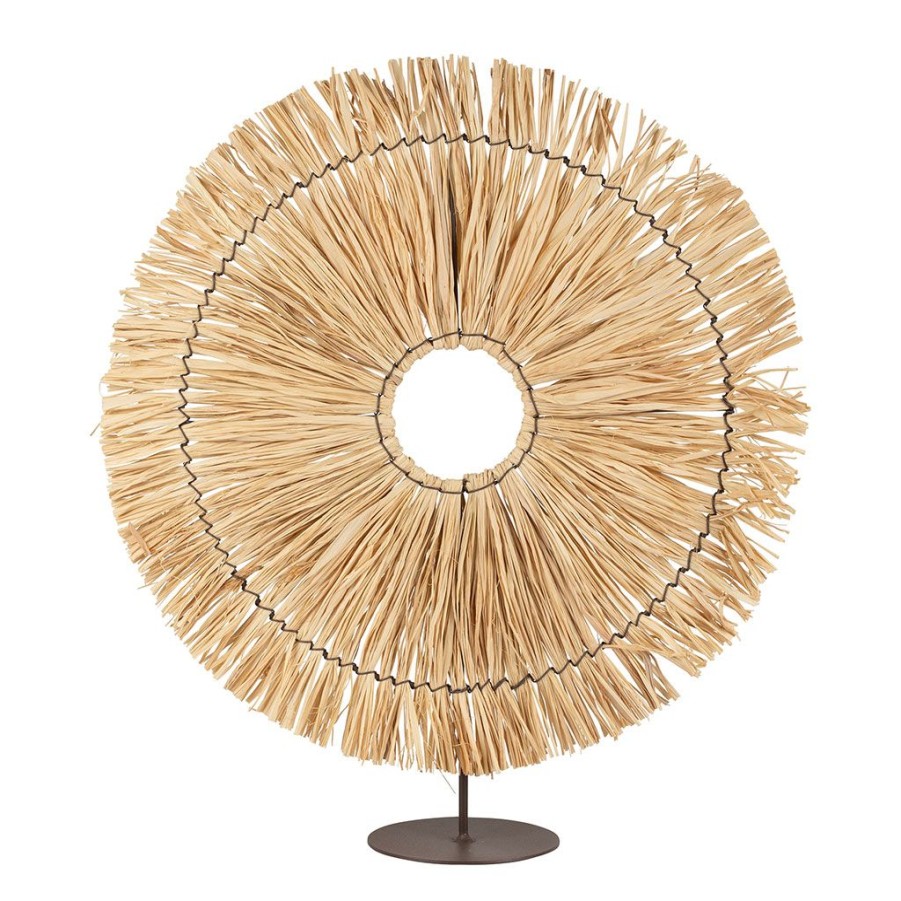 Deco Fabrique De Styles Petits Objets Deco | Deco Rosace Cuzco Naturel D45Cm