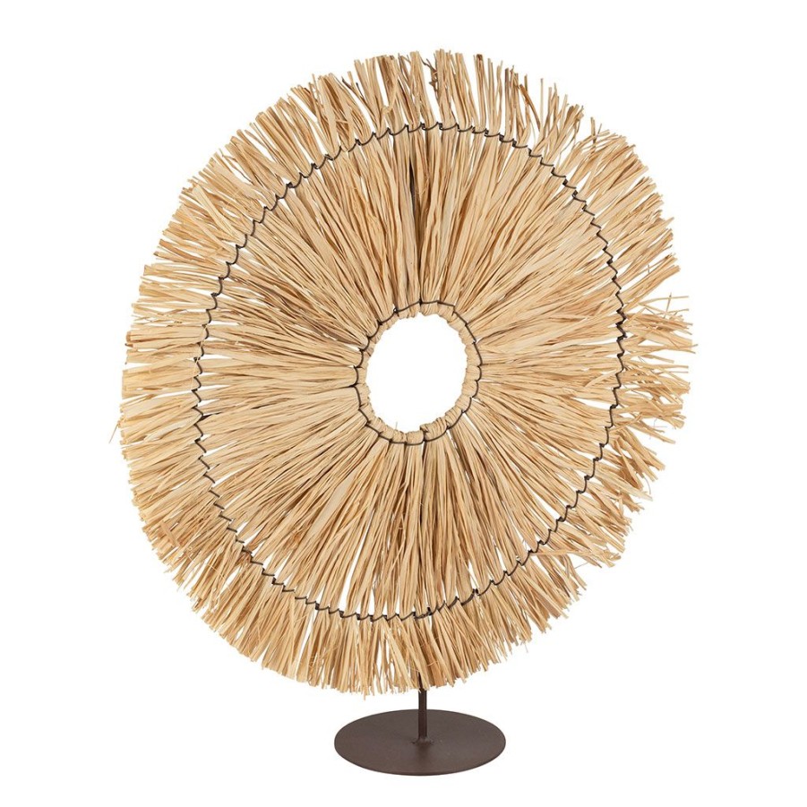 Deco Fabrique De Styles Petits Objets Deco | Deco Rosace Cuzco Naturel D45Cm