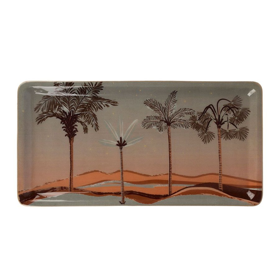 Arts De La Table Fabrique De Styles Plateaux | Plateau En Fer Terracotta 30X15Cm - Tropic Etoile