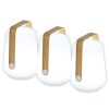 Jardin Fabrique De Styles Luminaires | Lot De 3 Lampes Balad D10Xh12Cm Bamboo