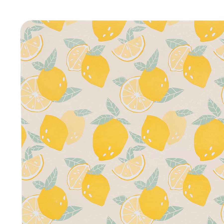 Textiles Fabrique De Styles Sets De Table | Set Table Retro Summer Jaune 43.5X28.5Cm Polypropylene