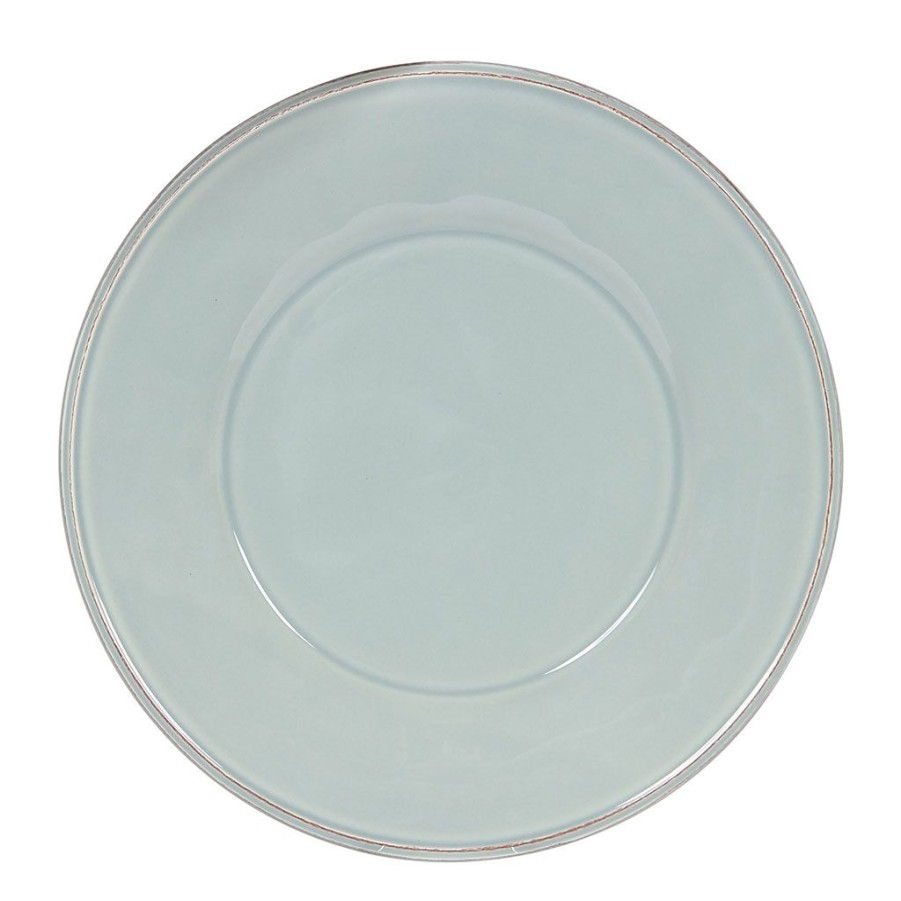 Arts De La Table Fabrique De Styles Assiettes | Assiette Plate En Faience Vert D'Eau D28.5Cm - Constance