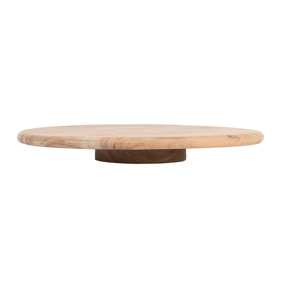 Arts De La Table Fabrique De Styles Plateaux | Plateau Tournant En Acacia Naturel D39.7Xh4.5Cm - Dalbert