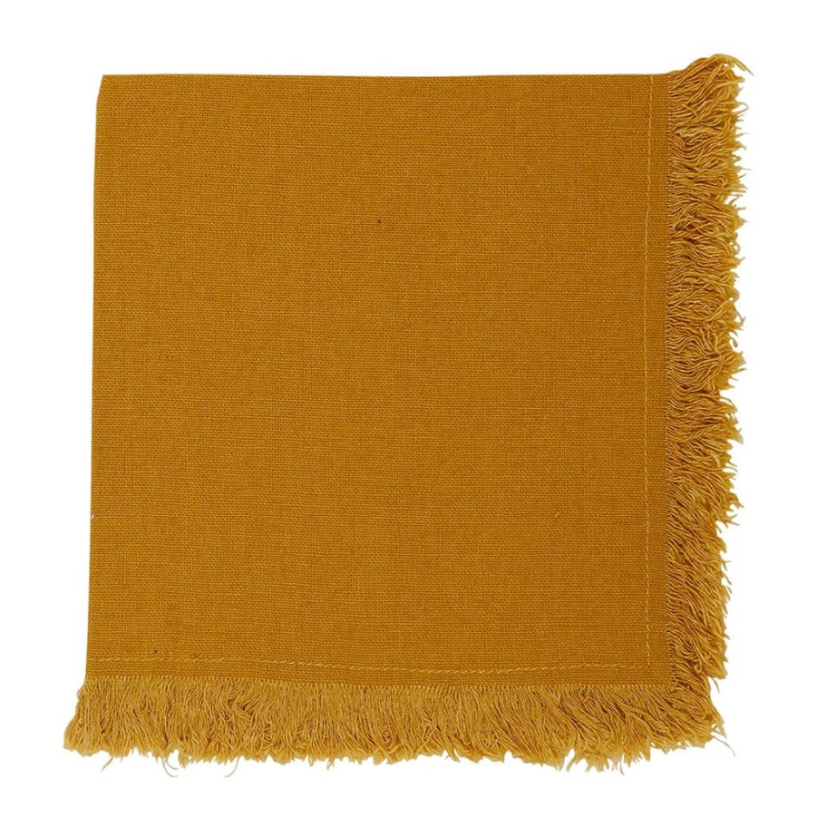 Textiles Fabrique De Styles Serviettes De Table | Serviette X2 Nalia Cumin 35X35Cm En Coton