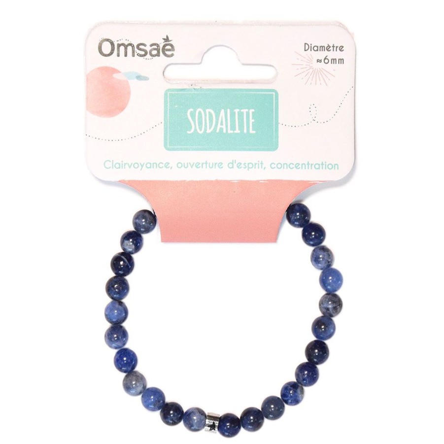 Accessoires Et Loisirs Fabrique De Styles Bijoux Fantaisie | Bracelet Sodalite Perles Rondes 6Mm