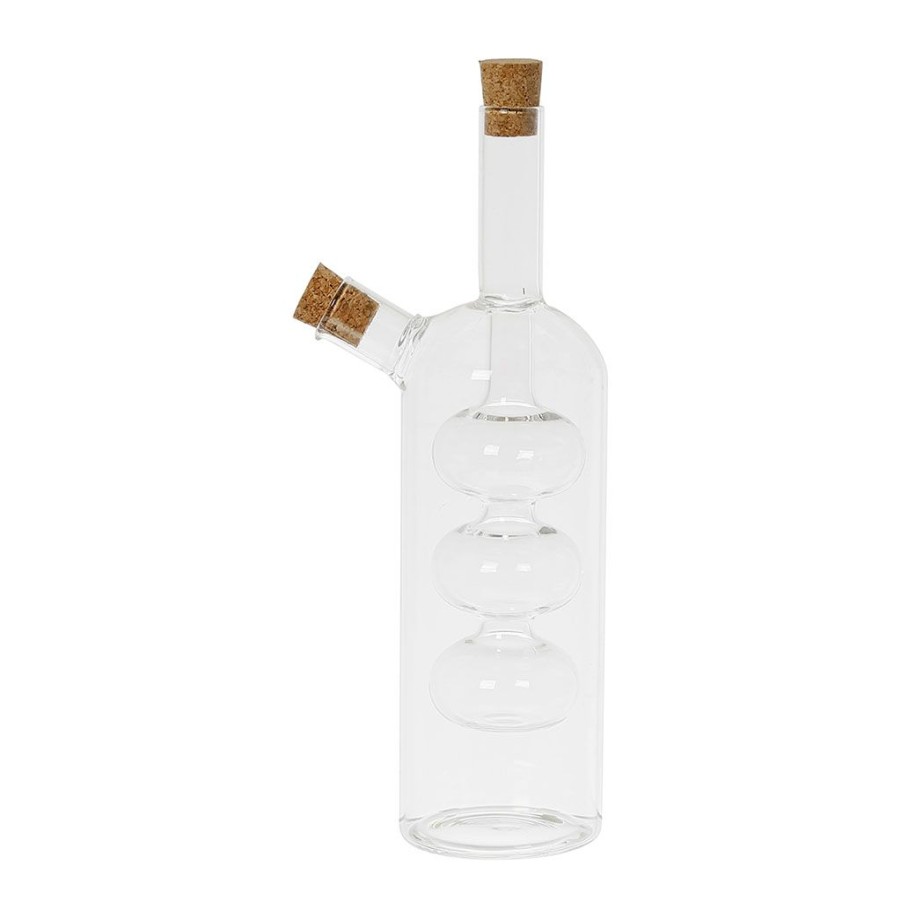 Arts De La Table Fabrique De Styles Ustensibles De Cuisine | Huilier Vinaigrier En Verre Borosilicate Transparent 25Cl - Voidita