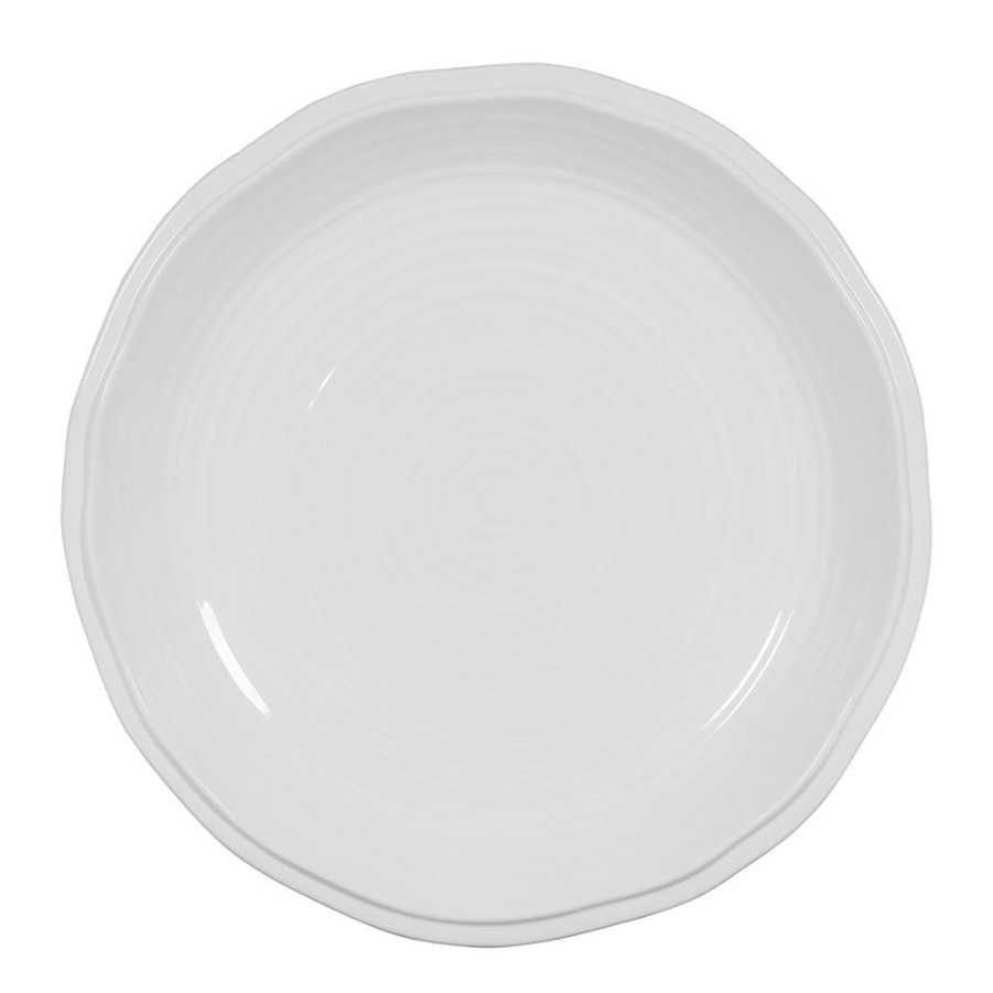 Arts De La Table Fabrique De Styles Plats Et Saladiers | Coupe En Faience Blanc D39Cm - Darcy