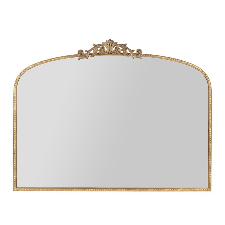 Deco Fabrique De Styles | Miroir Baroque En Fer Dore 101X77.5Cm - Lore