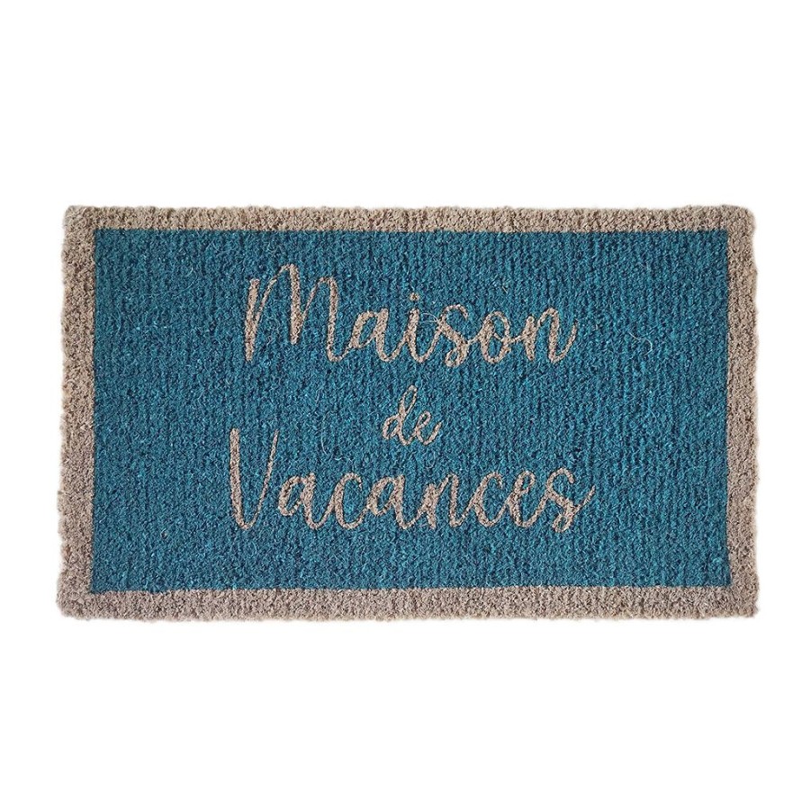 Droguerie Fabrique De Styles | Paillasson Vacances Bleu