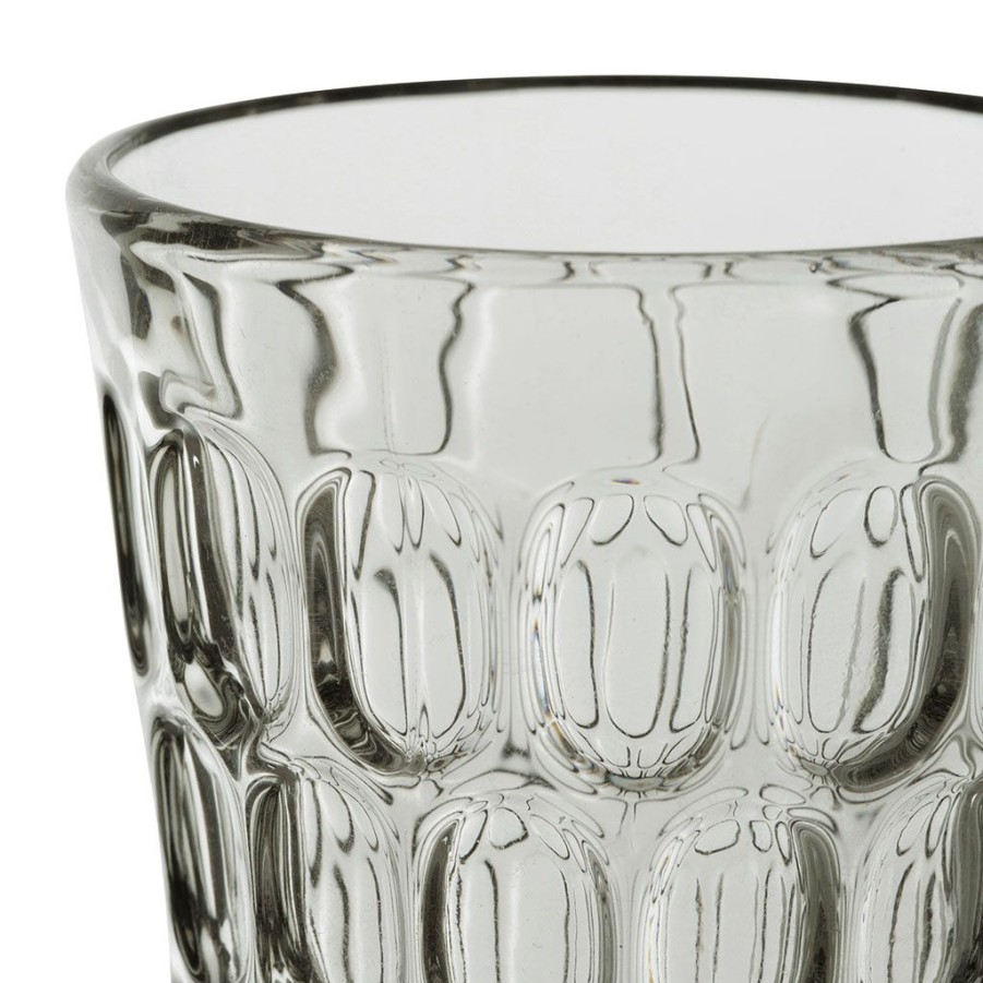 Arts De La Table Fabrique De Styles Verres A Eau Et Gobelets | Gobelet Optic Gris En Verre