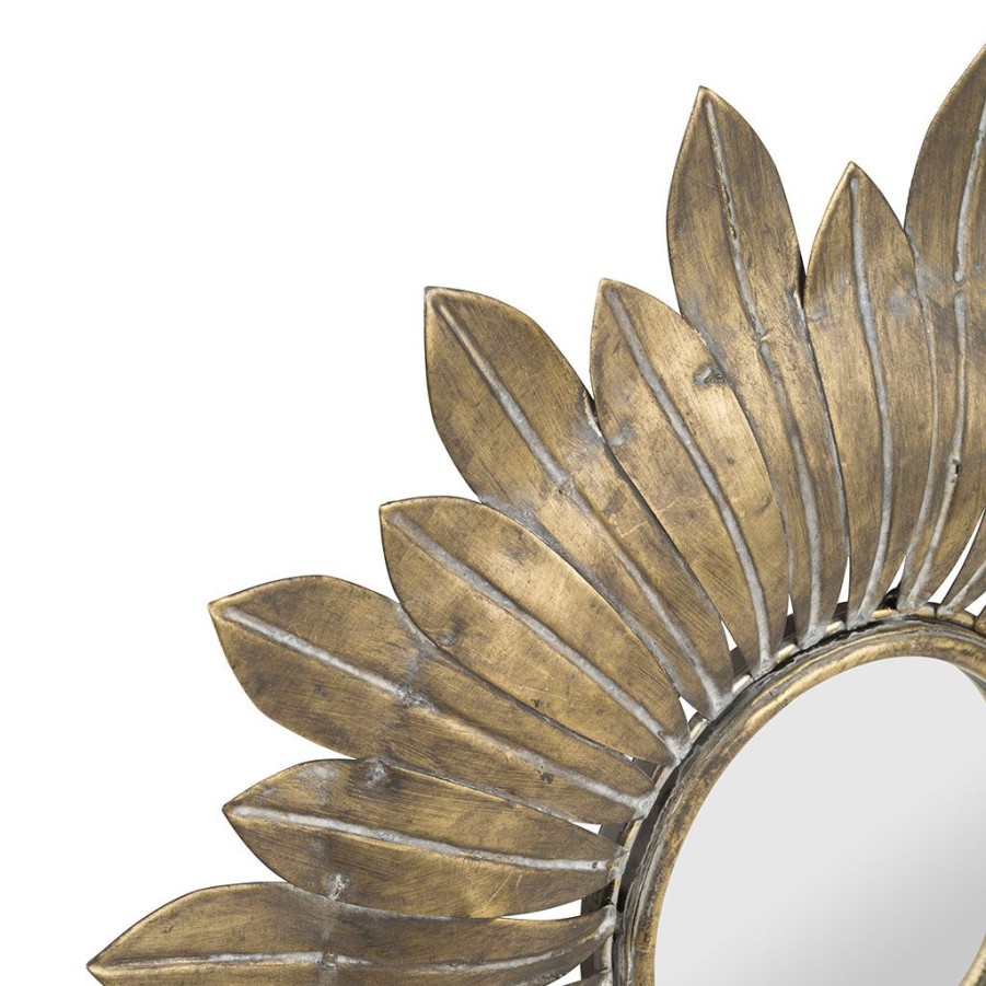 Deco Fabrique De Styles | Miroir Belisama Dore