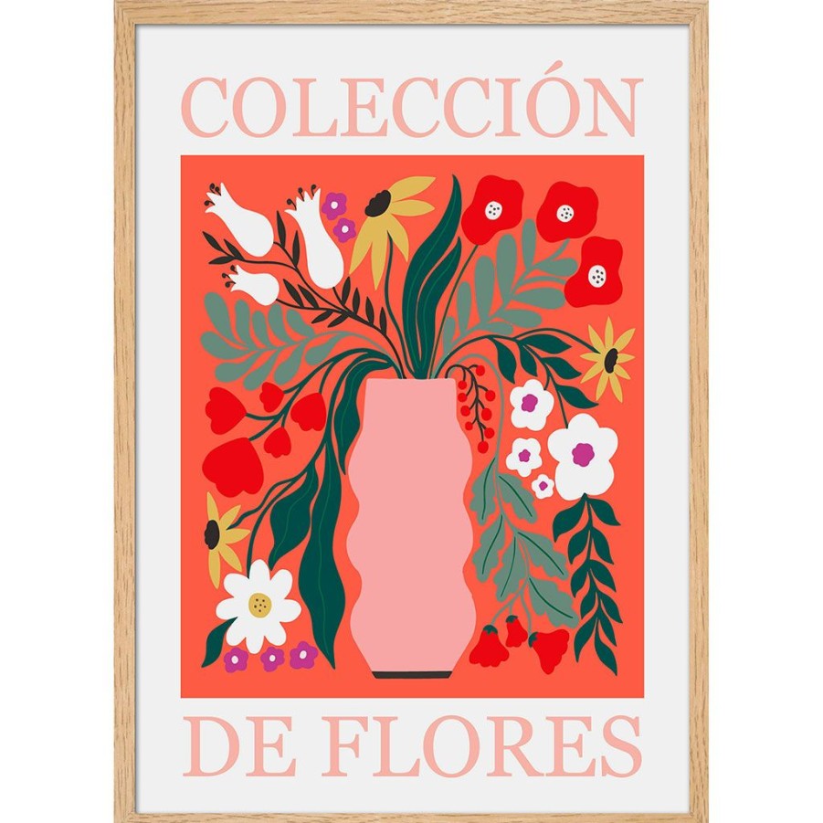 Deco Fabrique De Styles Deco A Suspendre Et Adhesive | Cadre Bogota Colecci 50X70Cm Lario Chene