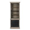 Meubles Fabrique De Styles Buffets Et Vitrines | Buffet Haut En Vieux Pin Et Metal Noir H230Cm - Indus