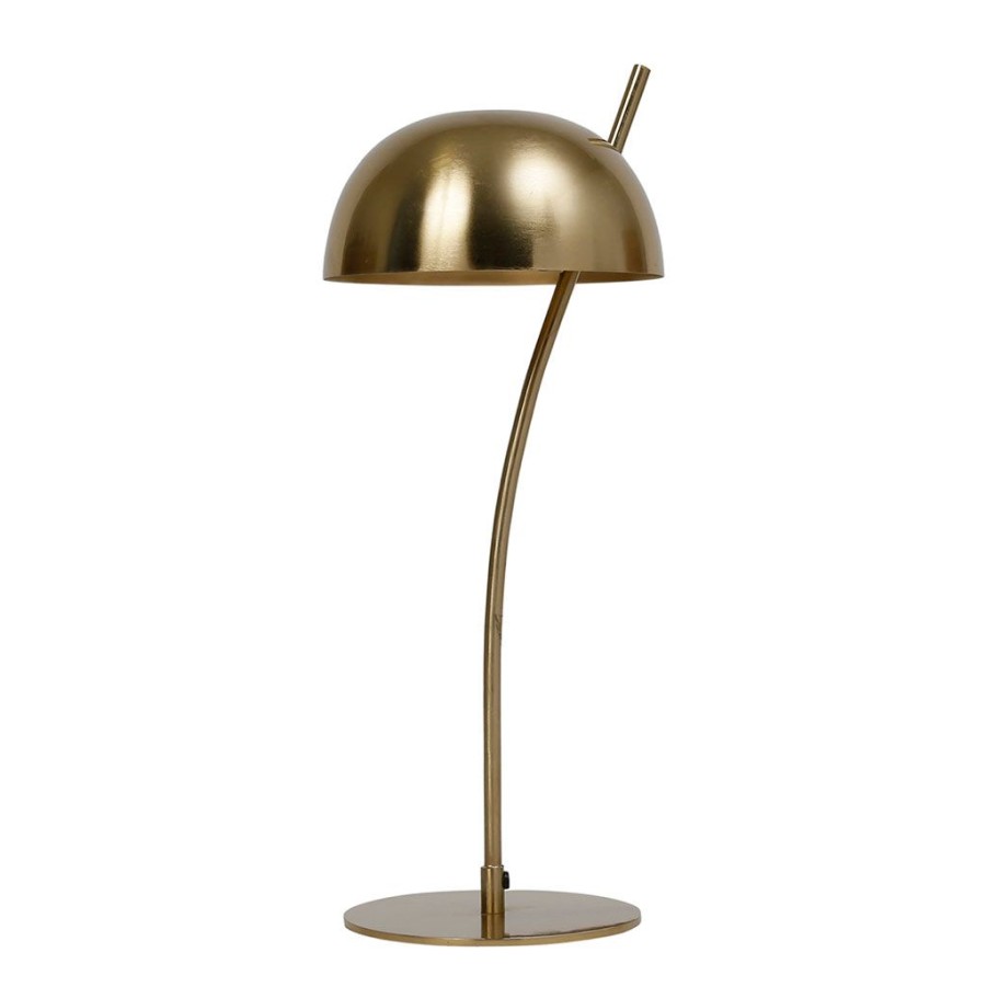 Luminaires Fabrique De Styles | Lampe A Poser En Fer H54Cm Dore - Ardecor