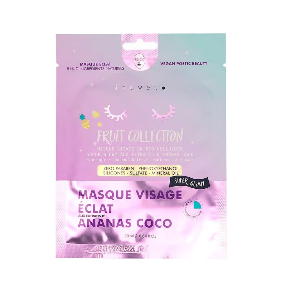 Bien&Etre Fabrique De Styles Soin Du Visage | Masque Visage Fruit Collection Eclat En Bio Cellulose