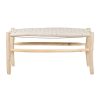 Meubles Fabrique De Styles Bancs Et Banquettes | Banc En Bois D'Eucalyptus Et Coton Beige