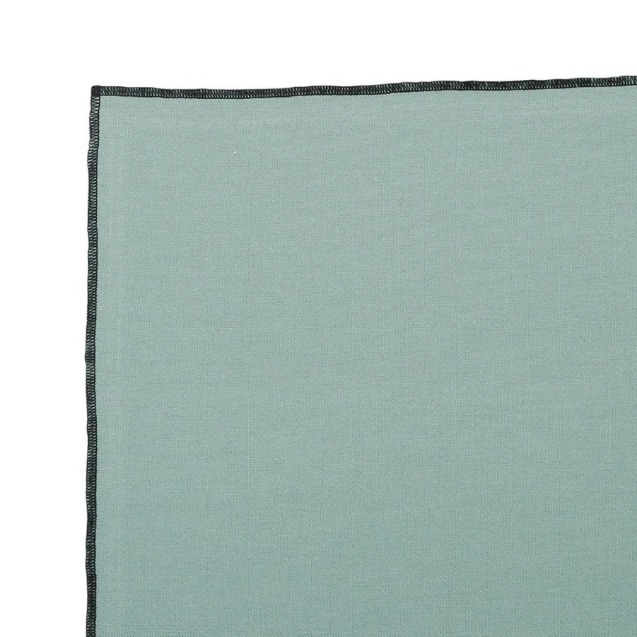 Textiles Fabrique De Styles Sets De Table | Set Table X2 Corino Vert D'Eau 50X40Cm Coton Lave 170G/M2