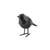 Deco Fabrique De Styles Petits Objets Deco | Statue Oiseau Small Polyresin Mat Noir