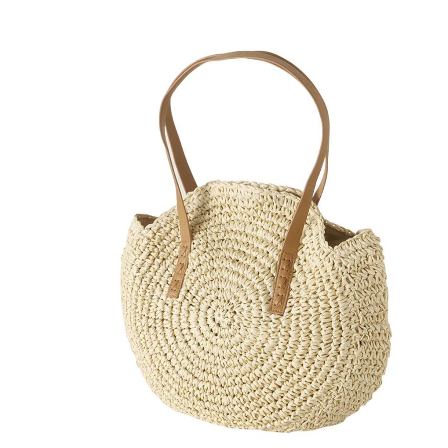 Accessoires Et Loisirs Fabrique De Styles Sacs Et Pochettes | Sac En Paille Naturel H42Cm - Alea