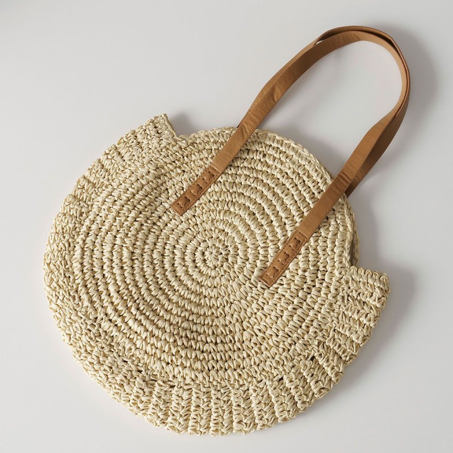 Accessoires Et Loisirs Fabrique De Styles Sacs Et Pochettes | Sac En Paille Naturel H42Cm - Alea