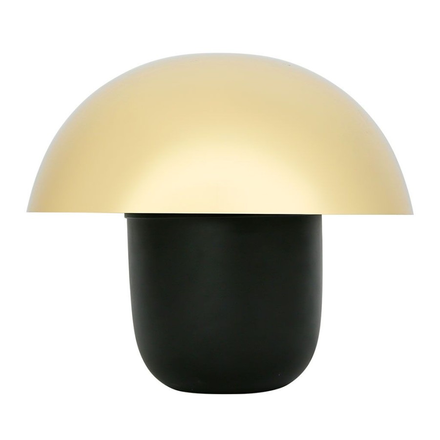 Luminaires Fabrique De Styles | Lampe Ambiance Champart Noire Et Dore