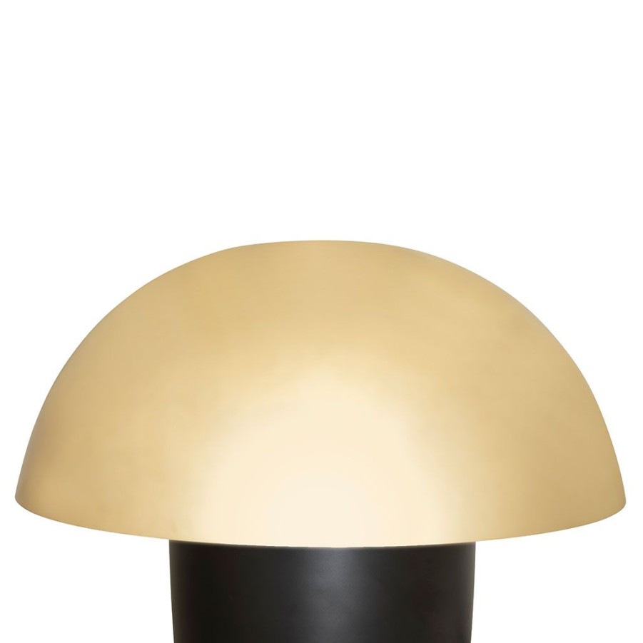 Luminaires Fabrique De Styles | Lampe Ambiance Champart Noire Et Dore