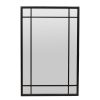 Deco Fabrique De Styles | Miroir En Fer Noir H90Cm - Osaka