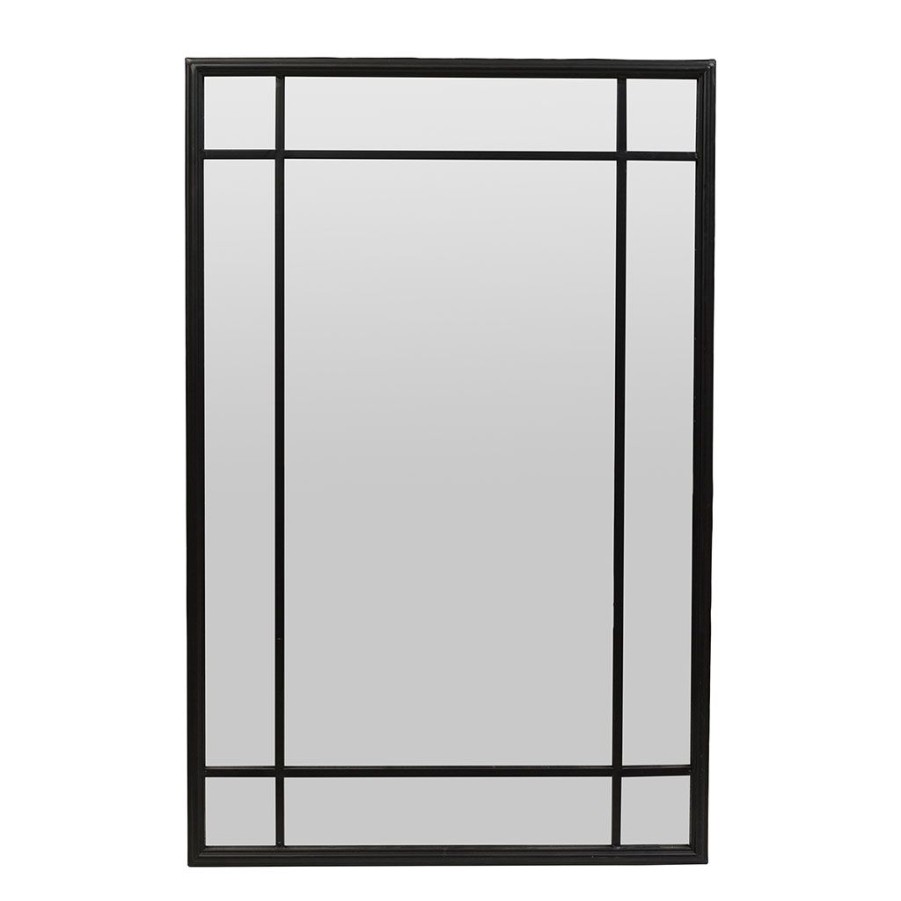 Deco Fabrique De Styles | Miroir En Fer Noir H90Cm - Osaka