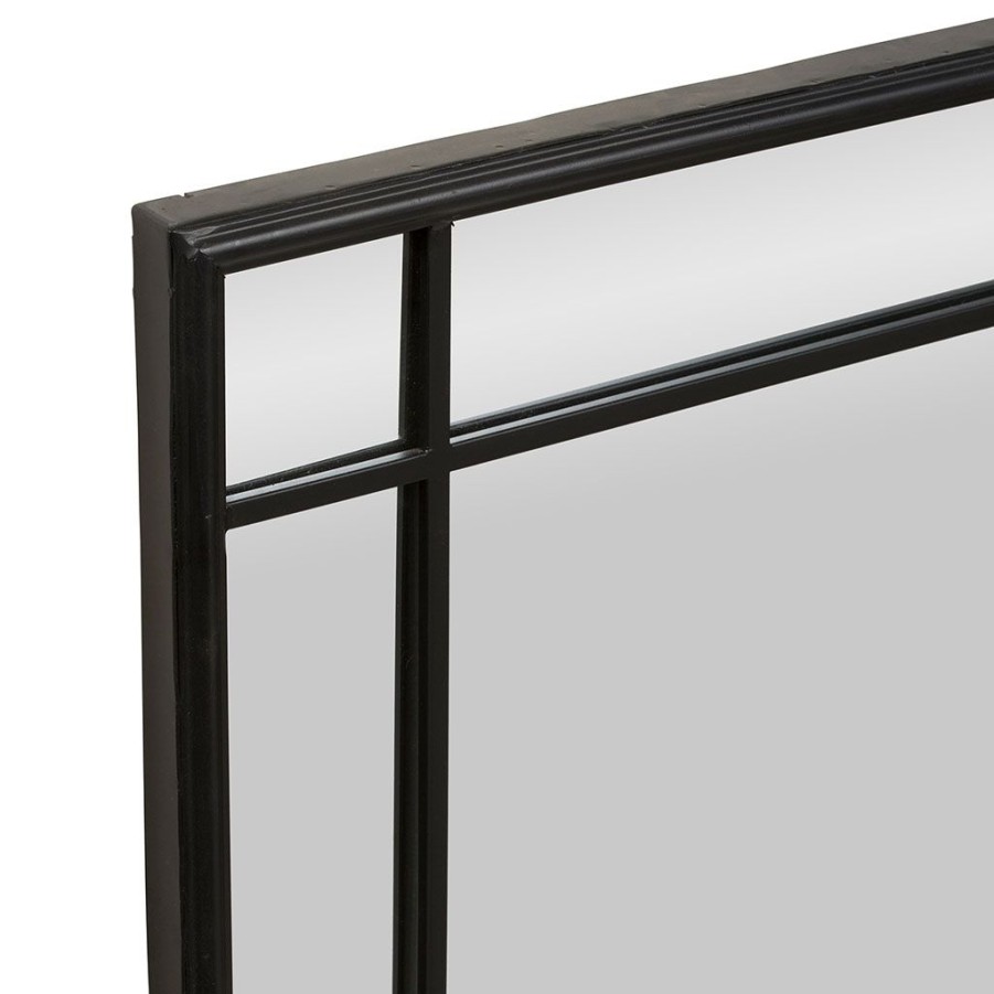 Deco Fabrique De Styles | Miroir En Fer Noir H90Cm - Osaka