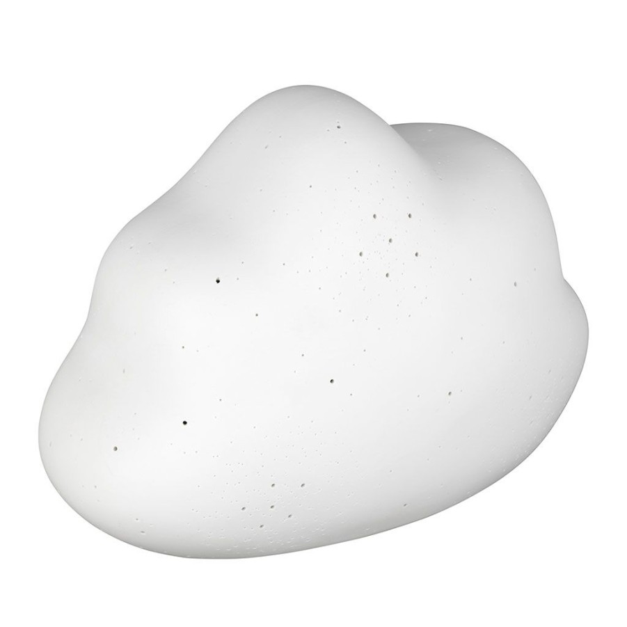 Luminaires Fabrique De Styles | Lampe Nuage En Porcelaine Blanc H17Cm - Beezz