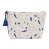 Accessoires Et Loisirs Fabrique De Styles Sacs Et Pochettes | Pochette Visionnary Indigo+Beige 26X8X17Cm Lin+Polyester