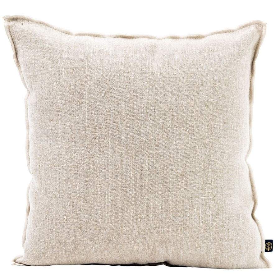 Textiles Fabrique De Styles | Coussin En Lin Naturel 45X45Cm - Calvi