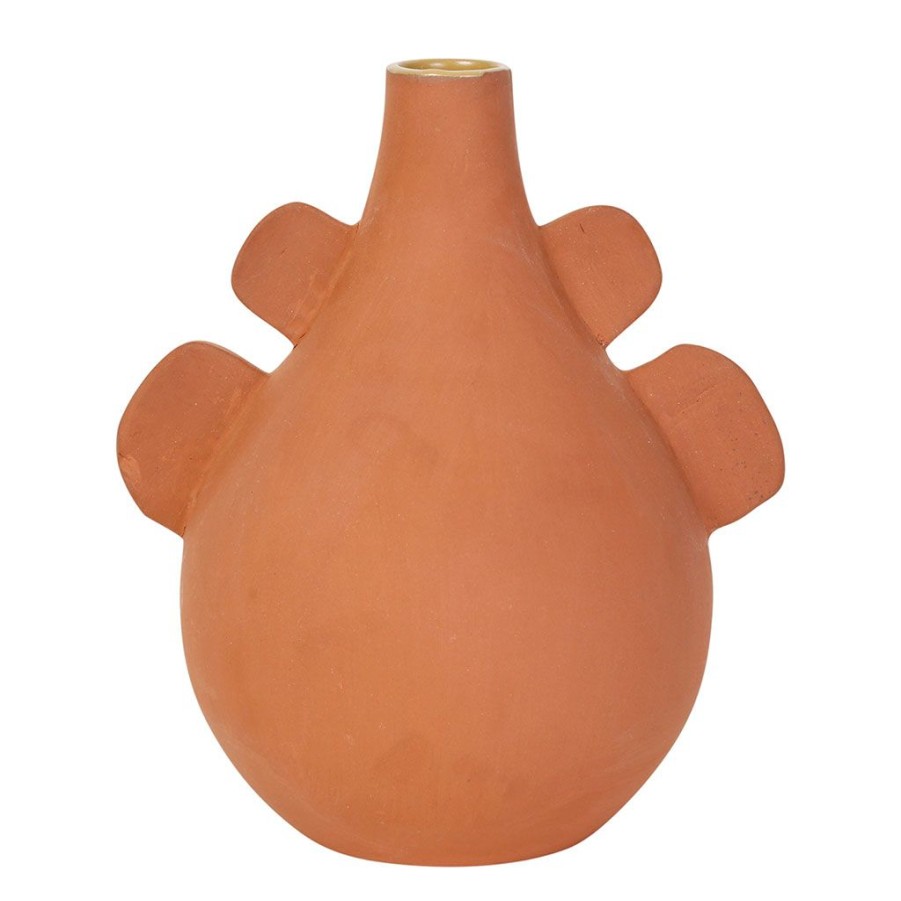 Deco Fabrique De Styles Vases Et Soliflores | Vase Solae Terracotta D15.5Xh23Cm Terre Cuite