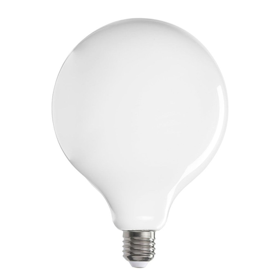 Luminaires Fabrique De Styles | Ampoule Led Filament Opaline Globe Xxl - 10 W. 1200 Lm. E27. G150.