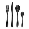 Arts De La Table Fabrique De Styles Menageres | Menagere 16 Pieces En Inox Noir Mat - Bagatelle