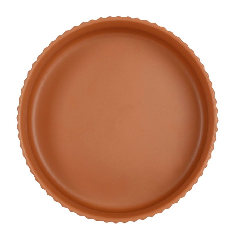 Arts De La Table Fabrique De Styles Plats Et Saladiers | Saladier Terracotta En Gres - Sweet Leaves